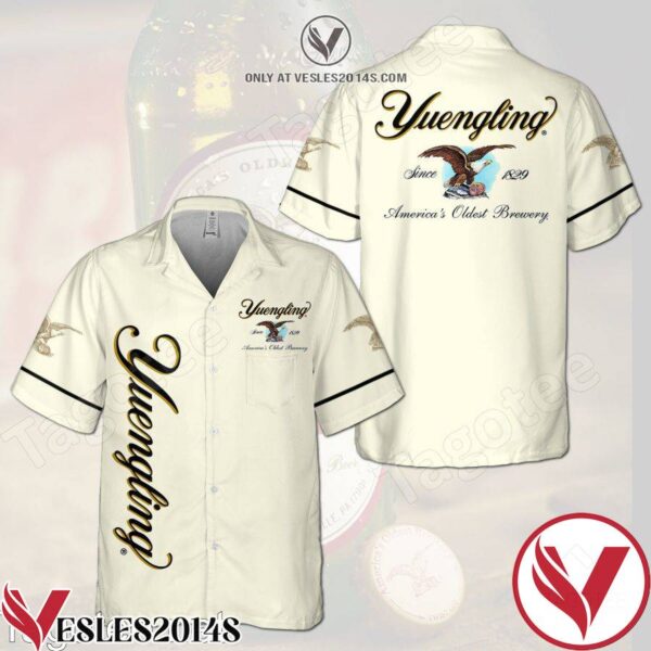 Yuengling White Hawaiian Shirt And Short, Unique Gifts For Friends - Vesles2014S 1
