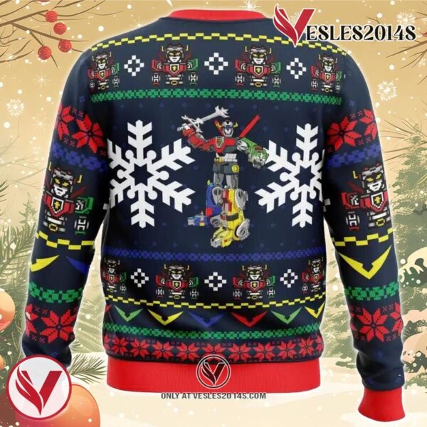 Yuletron Voltron Ugly Christmas Sweater, Unique Christmas Gift For Fans - Vesles2014S 1