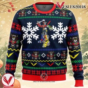 Yuletron Voltron Ugly Christmas Sweater, Unique Christmas Gift For Fans - Vesles2014S