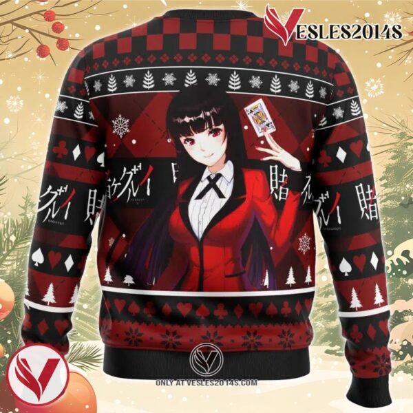 Yumeko Kakegurui Ugly Christmas Sweater, Unique Christmas Gift For Fans - Vesles2014S 1