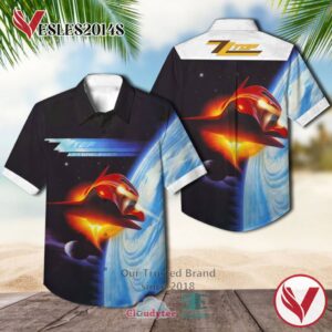 ZZ Top Band Afterburner Album Hawaiian Shirt, Best Gift For Music Lovers Vesles2014S