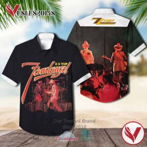 ZZ Top Band Fandango Album Hawaiian Shirt, Best Gift For Music Lovers Vesles2014S