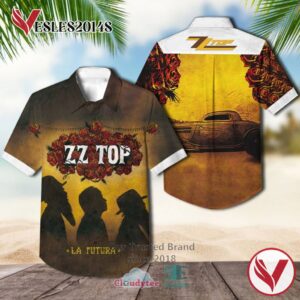 ZZ Top Band La Futura Album Hawaiian Shirt, Best Gift For Music Lovers Vesles2014S