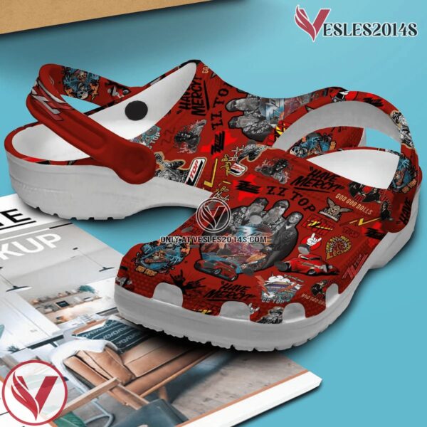 ZZ Top Rock Band Music Crocs Crocband Clogs Shoes, Unique Gifts For Fans Style 1 - Vesles2014S 2