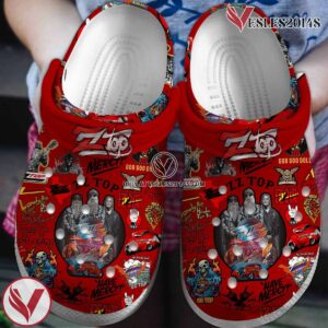 ZZ Top Rock Band Music Crocs Crocband Clogs Shoes, Unique Gifts For Fans Style 1 - Vesles2014S