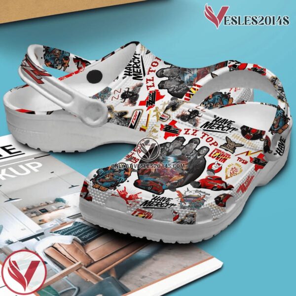 ZZ Top Rock Band Music Crocs Crocband Clogs Shoes, Unique Gifts For Fans Style 2 - Vesles2014S 2