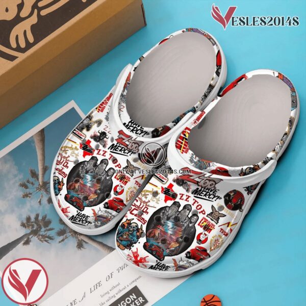 ZZ Top Rock Band Music Crocs Crocband Clogs Shoes, Unique Gifts For Fans Style 2 - Vesles2014S 3