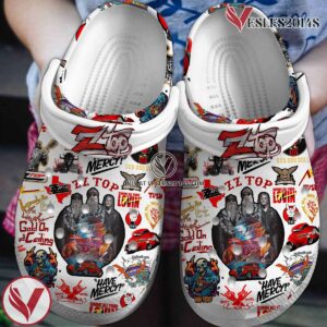 ZZ Top Rock Band Music Crocs Crocband Clogs Shoes, Unique Gifts For Fans Style 2 - Vesles2014S