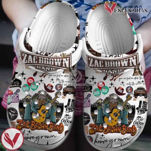 Zac Brown Band Music Crocs Crocband Clogs Shoes, Unique Gifts For Fans Style 5 - Vesles2014S