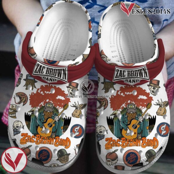 Zac Brown Brand Music Crocs Crocband Clogs Shoes, Unique Gifts For Fans Style 1 - Vesles2014S