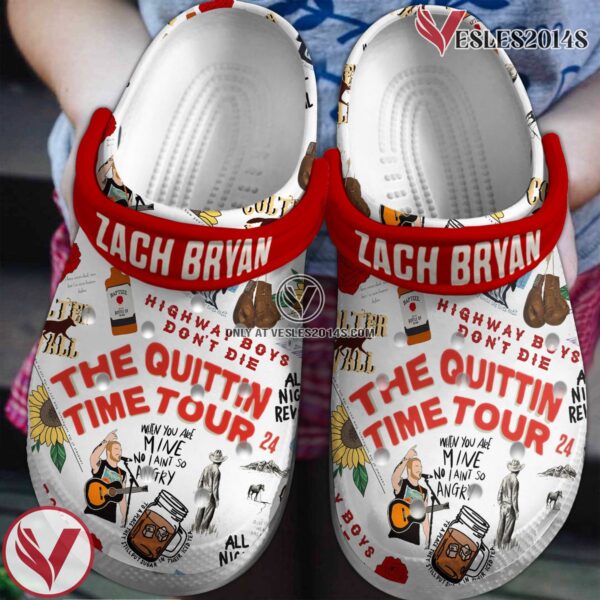 Zach Bryan Music Crocs Crocband Clogs Shoes, Unique Gifts For Fans Style 3 - Vesles2014S
