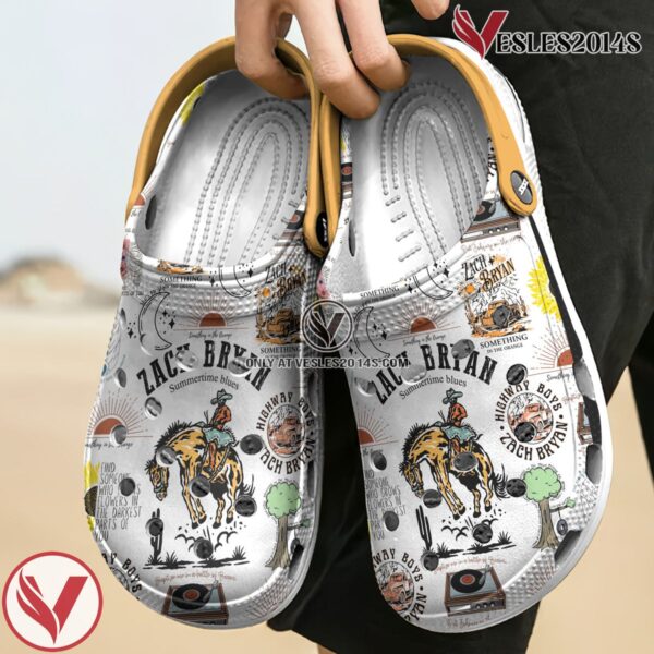 Zach Bryan Music Crocs Crocband Clogs Shoes, Unique Gifts For Fans Style 8 - Vesles2014S 3