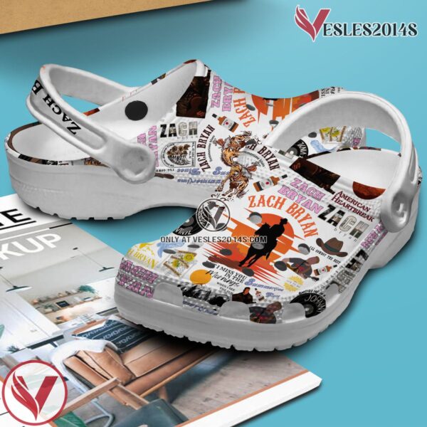 Zach Bryan Music Premium Crocs Crocband Clogs Shoes, Unique Gifts For Fans Style 1 - Vesles2014S 2