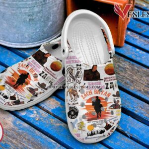 Zach Bryan Music Premium Crocs Crocband Clogs Shoes, Unique Gifts For Fans Style 1 - Vesles2014S 4
