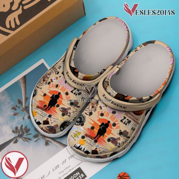 Zach Bryan Music Premium Crocs Crocband Clogs Shoes, Unique Gifts For Fans Style 2 - Vesles2014S 3