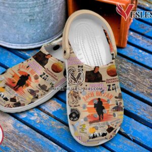 Zach Bryan Music Premium Crocs Crocband Clogs Shoes, Unique Gifts For Fans Style 2 - Vesles2014S 4