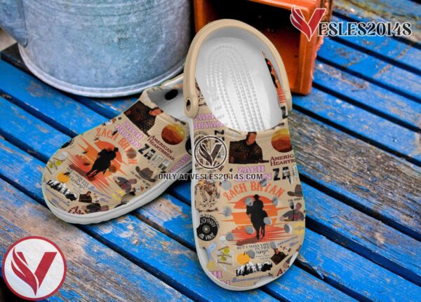 Zach Bryan Music Premium Crocs Crocband Clogs Shoes, Unique Gifts For Fans Style 2 - Vesles2014S 4