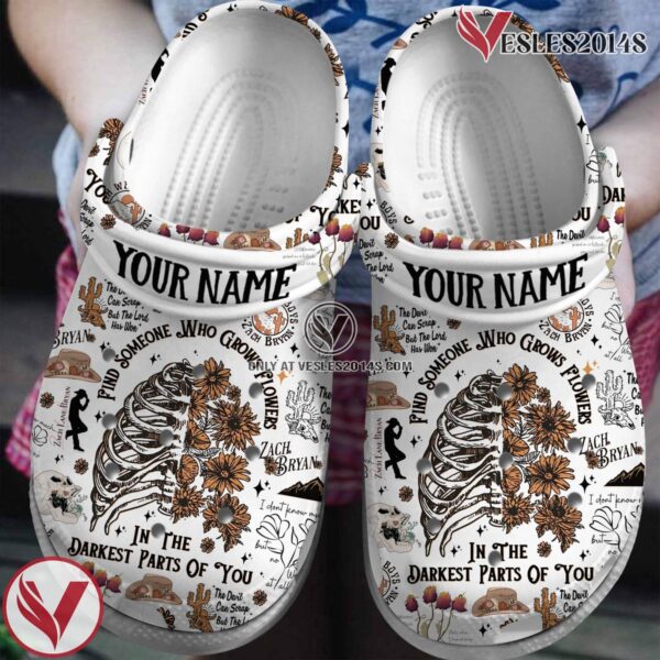 Zach Bryan Singer Music Crocs Crocband Clogs Shoes, Unique Gifts For Fans Style 10 - Vesles2014S