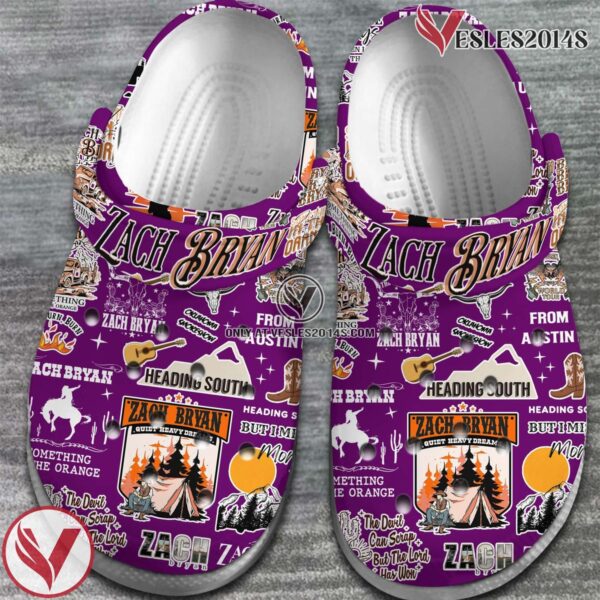 Zach Bryan Singer Music Crocs Crocband Clogs Shoes, Unique Gifts For Fans Style 14 - Vesles2014S 2