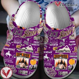 Zach Bryan Singer Music Crocs Crocband Clogs Shoes, Unique Gifts For Fans Style 14 - Vesles2014S