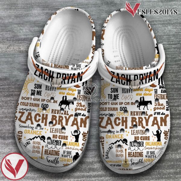 Zach Bryan Singer Music Crocs Crocband Clogs Shoes, Unique Gifts For Fans Style 4 - Vesles2014S 2