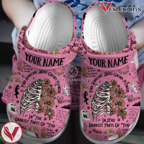 Zach Bryan Singer Music Crocs Crocband Clogs Shoes, Unique Gifts For Fans Style 4 - Vesles2014S