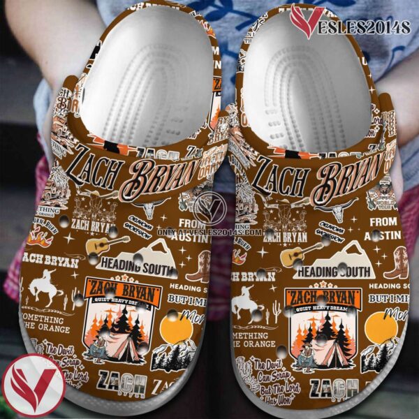 Zach Bryan Singer Music Crocs Crocband Clogs Shoes, Unique Gifts For Fans Style 5 - Vesles2014S
