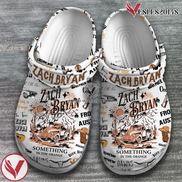 Zach Bryan Singer Music Crocs Crocband Clogs Shoes, Unique Gifts For Fans Style 6 - Vesles2014S 2