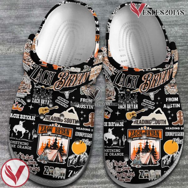 Zach Bryan Singer Music Crocs Crocband Clogs Shoes, Unique Gifts For Fans Style 8 - Vesles2014S 2