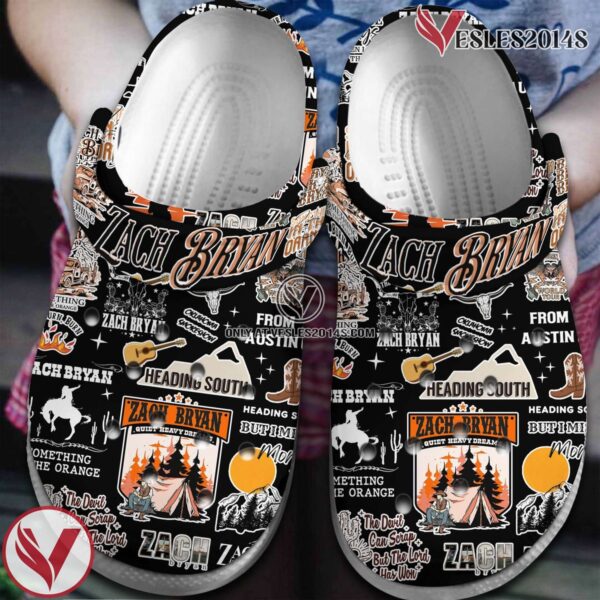 Zach Bryan Singer Music Crocs Crocband Clogs Shoes, Unique Gifts For Fans Style 8 - Vesles2014S