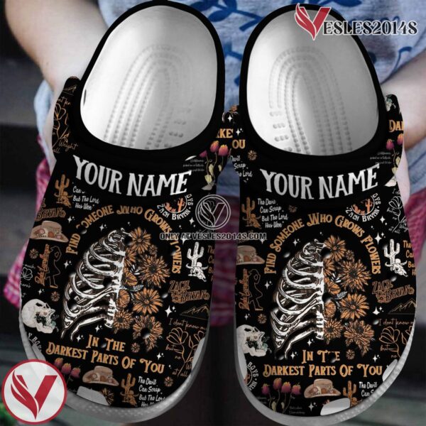 Zach Bryan Singer Music Crocs Crocband Clogs Shoes, Unique Gifts For Fans Style 9 - Vesles2014S