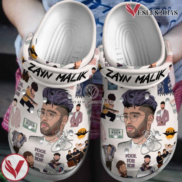 Zayn Malik Music Crocs Crocband Clogs Shoes, Unique Gifts For Fans Style 2 - Vesles2014S