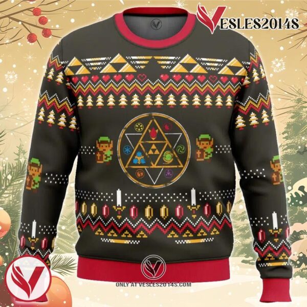 Zelda Rubies Ugly Christmas Sweater, Unique Christmas Gift For Fans - Vesles2014S
