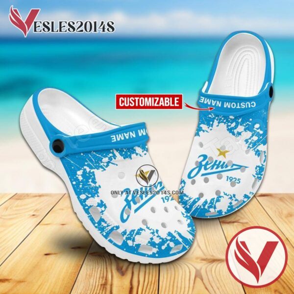 Zenit Sankt Peterburg Custom Crocs Shoes For Men And Women, Unique Clogs Shoes For Fans - Vesles2014S
