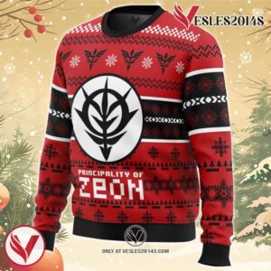 Zeon The Gundam Ugly Christmas Sweater, Unique Christmas Gift For Fans - Vesles2014S 1