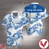 Zeta Phi Beta Blue Tropical Floral White Hawaiian Shirt, Unique Gifts For Friends - Vesles2014S 1