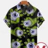 Zombie Hand Holding Eyeball Halloween Hawaiian Shirt, Unique Gifts For Friends - Vesles2014S 1