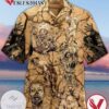 Zoombie Print Short Sleeve Hawaiian Casual Shirt Vesles2014S