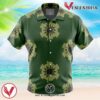 Zoro’s Wano Pattern One Piece Hawaiian Button Up Shirt, Perfect Gifts For Anime Lovers - Vesles2014S