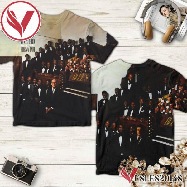 Zucchero Sugar Fornaciari Blue's Album Cover Shirt, Perfect Gifts For Music Lovers - Vesles2014S