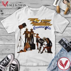 Zz Top Greatest Hits Album Cover Shirt, Perfect Gifts For Music Lovers - Vesles2014S