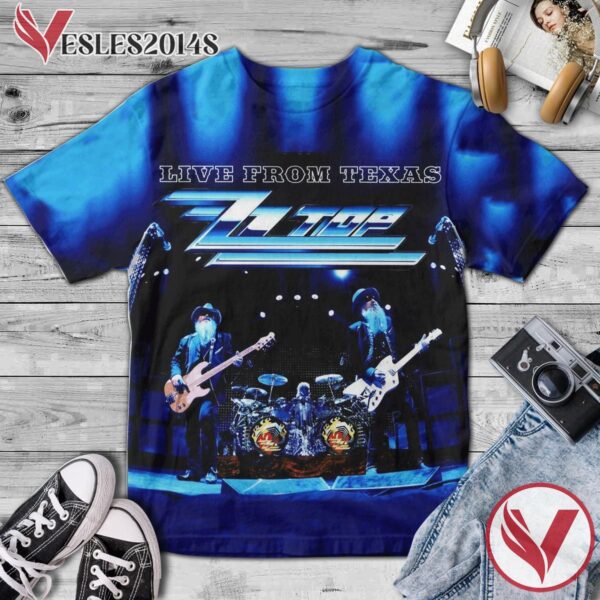 Zz Top Live From Texas Album Cover Shirt, Perfect Gifts For Music Lovers - Vesles2014S