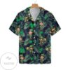 leprechaun With Irish Saint Patrick Day For men And Women Graphic Print Short Sleeve Hawaiian Casual Shirt Vesles2014S