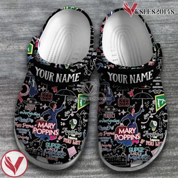 mary poppins Mother Day Crocs Crocband Clogs Shoes Comfortable For Men Women and Kids Style 1, Unique Gift From  Vesles2014S 2