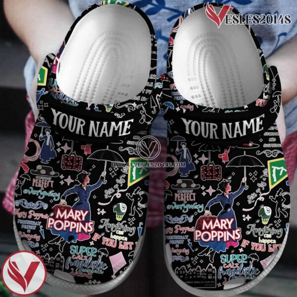 mary poppins Mother Day Crocs Crocband Clogs Shoes Comfortable For Men Women and Kids Style 1, Unique Gift From  Vesles2014S