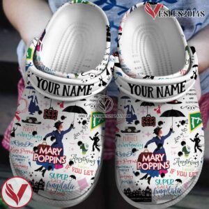 mary poppins Mother Day Crocs Crocband Clogs Shoes Comfortable For Men Women and Kids Style 2, Unique Gift From  Vesles2014S