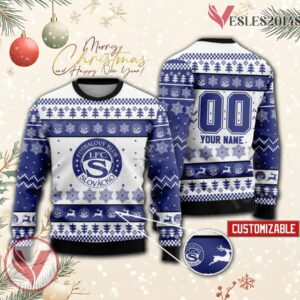1. FC Slovácko Custom Ugly Christmas Sweater, Unique Gift For Fans - Vesles2014s