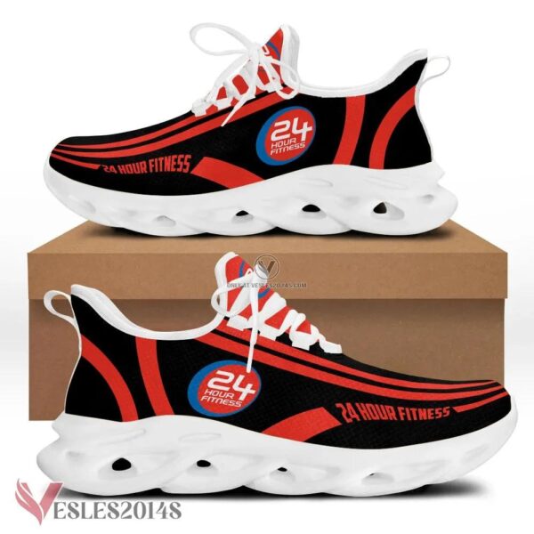 24 Hour Fitness Logo Custom Shoes, Best Running Shoes For Fans - Vesles2014S 1