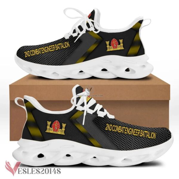 2nd Combat Engineer Battalion Logo Custom Shoes, Best Running Shoes For Fans - Vesles2014S 1