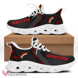 42nd Infantry Division Logo Custom Shoes, Best Running Shoes For Fans - Vesles2014S 1